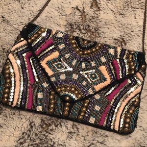 Beaded Sequin Crossbody Or clutch